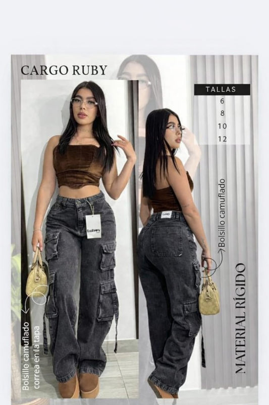 cargo ruby gris humo